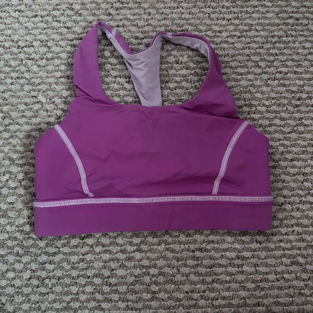 Purple lulu lemon bra